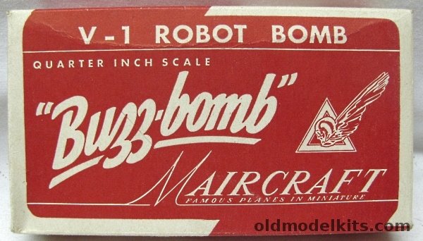 Maircraft 1/48 V-1 Robot Bomb Buzz Bomb - Solid Wood 1/48 Kit plastic model kit